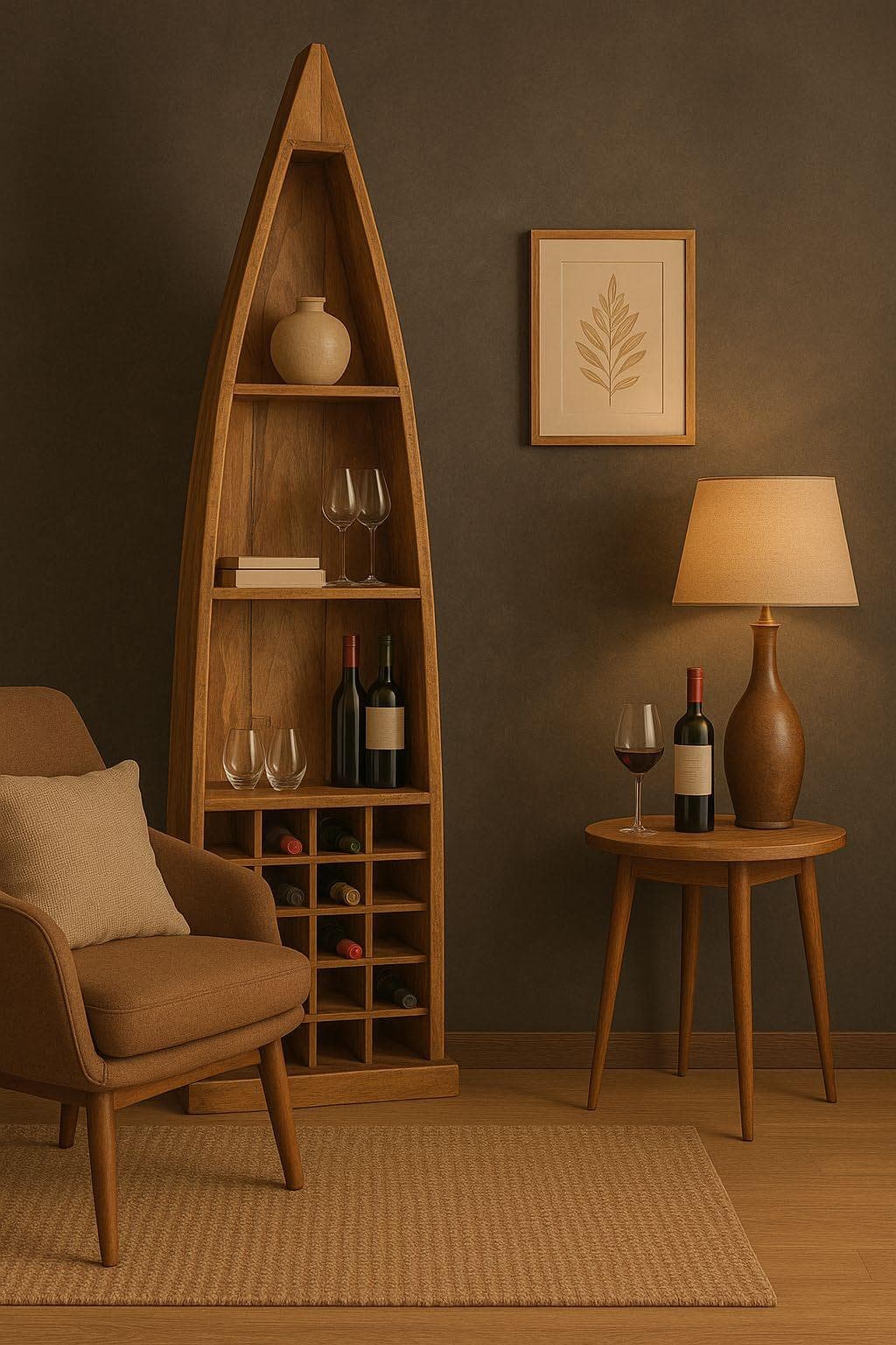 Wooden Book Shelf
