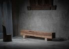 Ufo Sculpted Log Bench