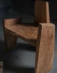 Izumo Geometric Teak Chair