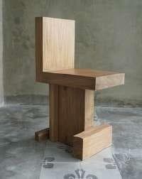 McQueen Minimalist Oak Chair